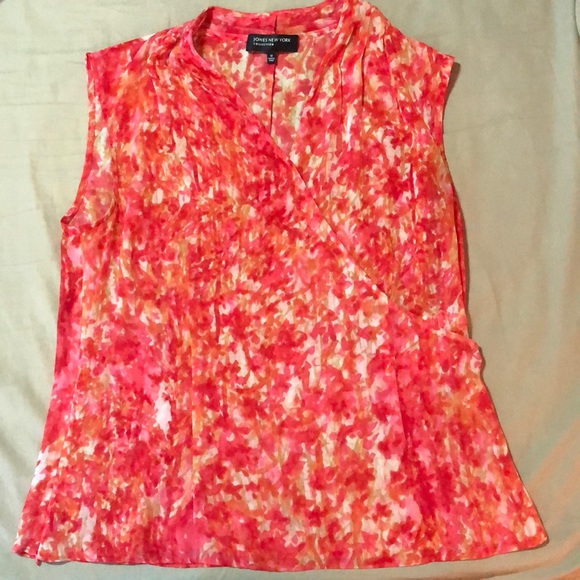 🌼2/$15 Jones NY faux wrap top (12) - Picture 5 of 6